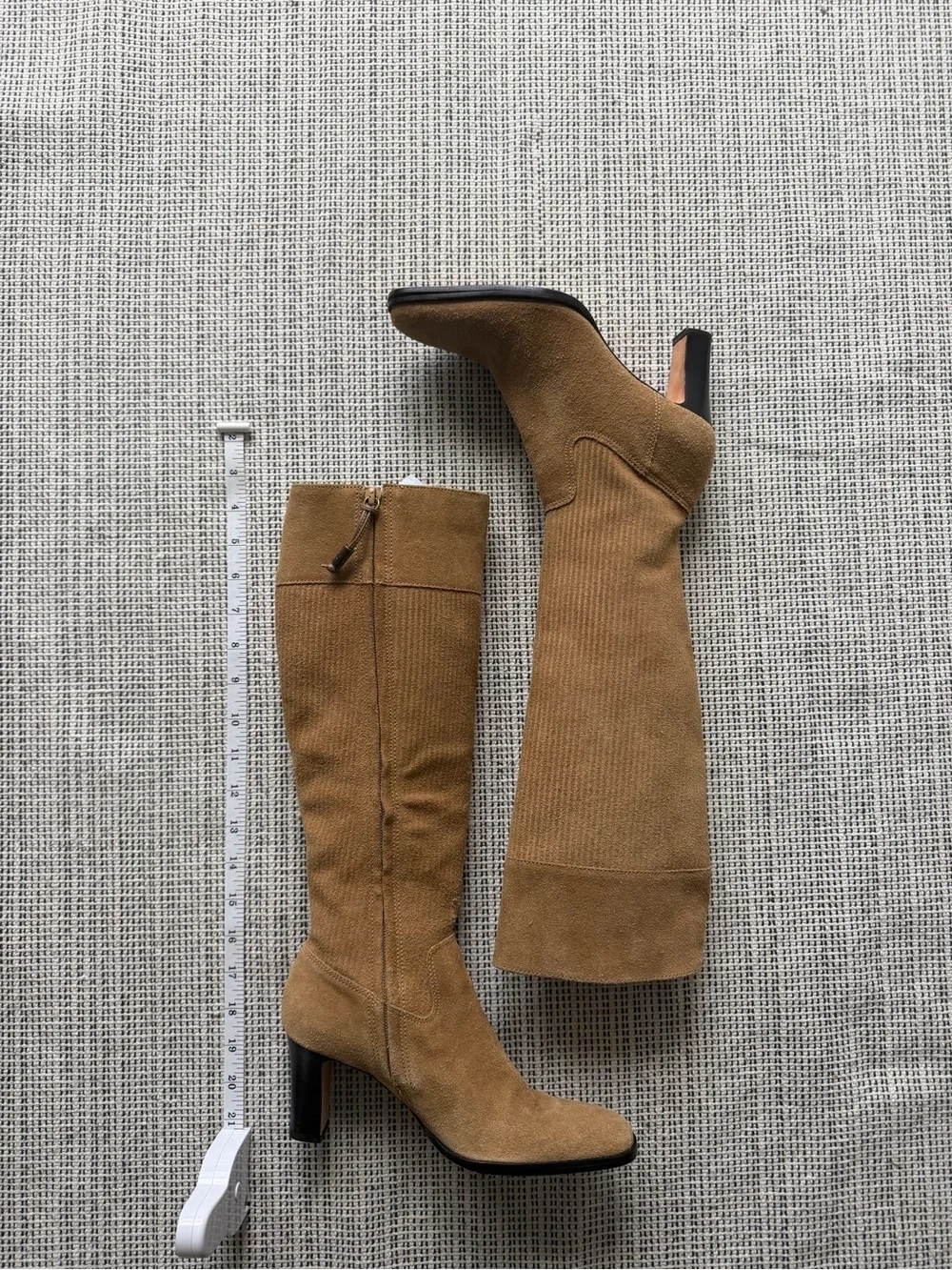 Lauren Ralph Lauren Davida Suede Corduroy Tall Boots Women’s Size 5.5
